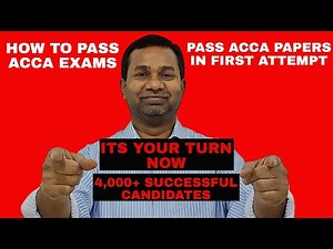 HOW TO PASS ACCA IN FIRST ATTEMPT | ACCA EXAM TIPS | ACCA UK | EXAM TECHNIQUES | Commerce Specialist