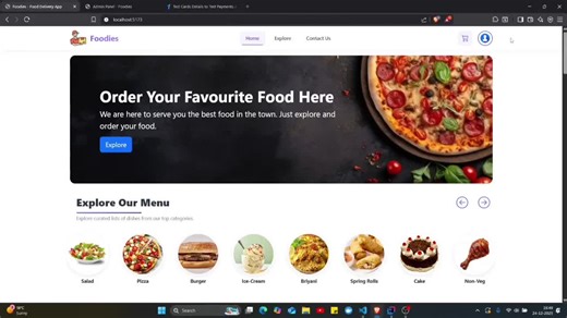 Foodies Food Delivery App Built with Spring Boot React | Harsh Bhati posted on the topic | LinkedIn
