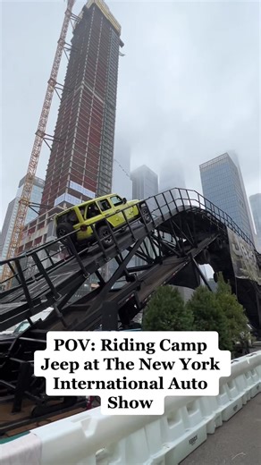 Riding Camp Jeep at New York Auto Show