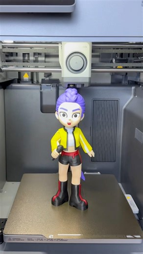 The full K-Pop Demon Hunters squad is here🎤 RUMI ✨ #3dprinting #asmr #rumi #kpopdemonhunters #anime