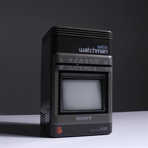 Sony Electronics on Instagram: "Picture this: It's the early 1990s and you pull out your portable Watchman TV. Life is good."