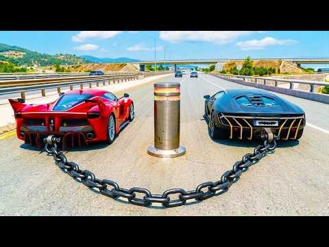 Amazing Car Crashes Game Satisfying Experiments #2 [BeamNG.Drive]