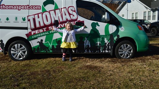 Thomas Pest Services going green to raise CP awareness and funds in March
