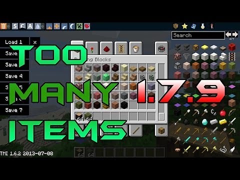 Minecraft 1.7.9: How to install TooManyItems Mod for PC!! (Non-Forge)