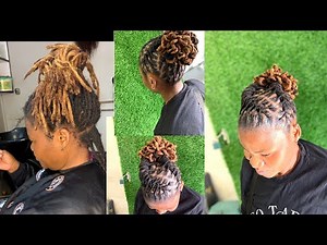 Perfect dreadlocks styling ideas for old women#locs#dreadlocks inspiration#hairstyles#coiffurelocs