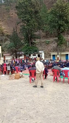 local culture programme presented by NCSS students Mori Uttarkashi Uttarakhand on occasion of repub.