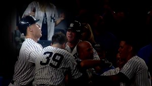 30K views · 1.2K reactions | The moment Aaron Judge lost half his tooth in Thursday night's celebration | YES Network | Facebook