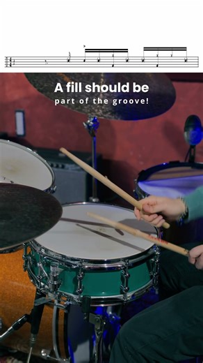 STOP Killing The Groove With Fills! #funkdrumming #drummer #drumnotation #drumming #drumlessons