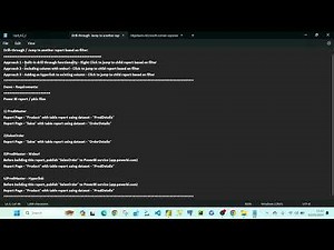 Power BI : Drill-through / Jump to Sub or child report based on filter