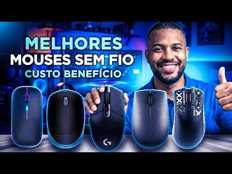 TOP 5 MELHORES MOUSE SEM FIO CUSTO BENEFÍCIO EM 2026