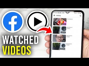 How To See Video Watch History On Facebook - Full Guide
