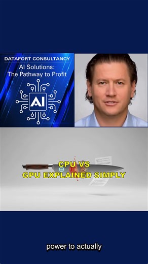 CPU VS GPU EXPLAINED SIMPLY #TechExplained,#AIHardware | DataFort Ltd