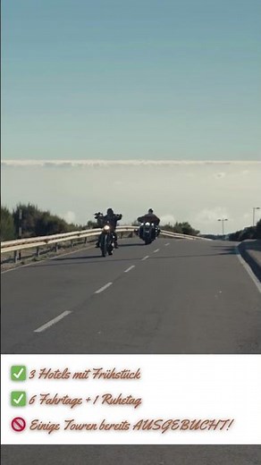 Geführte Motorradtouren 2025 - Europa #bikertours
