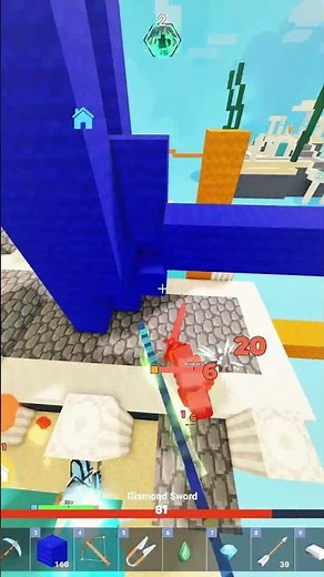 CRAZY 2v3 With Soul Reaver Enchant! 🔥 #robloxbedwars