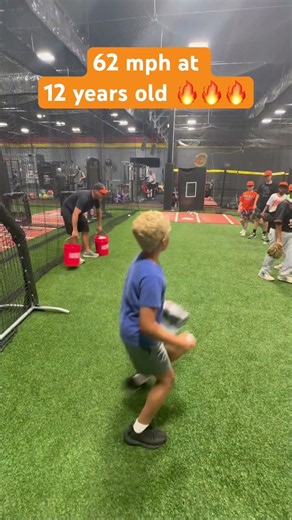 62 mph at 12 years old 😳🔥 #baseball #viral