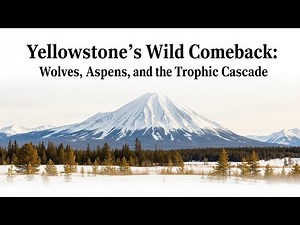 Yellowstone's Wild Comeback: Wolves, Aspens, and the Trophic Cascade