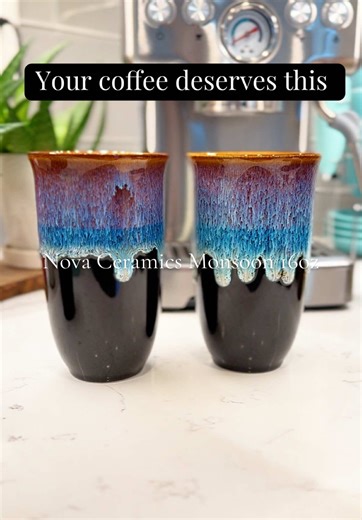 Hand-glazed. Thoughtfully finished. Made to be used. Each cup is slightly different, which is what makes them special. Beautiful on the counter, practical enough to take with you — complete with a silicone lid and sleeve. Ceramic just feels better. @Nova Ceramics #ceramicmug #coffeecup #tiktokshopsparkcreator #tiktokshopcreatorpicks #tiktokshopstockup