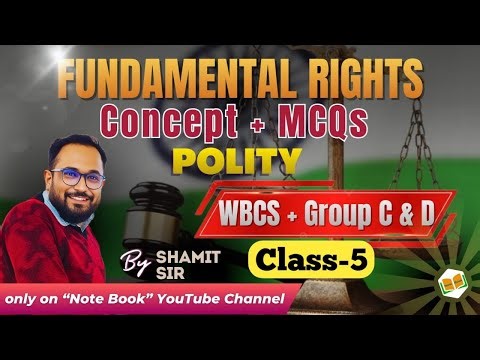 POLITY || CLASS-5 || WBCS 2024 Preliminary || Shamit Sir || Note Book