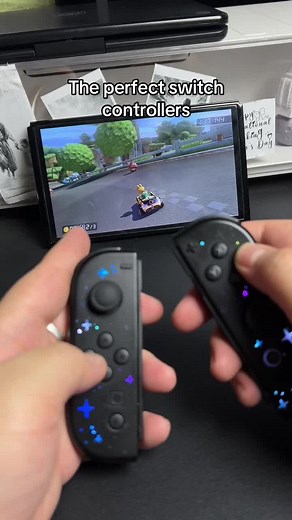 My kids LOVE these switch controllers! They dont lag, theyre much nicer looking than the og controllers, and they have so many different styles! These connect easy and are the best gift idea for your switch players! #switchcontrollers #YabaoRoadTrading #switchjoycons #switchaccessories #rgb #led #lrcontrollers #controllers #giftguide #TTSTakeover #ElevateYourHome #TTSDelightNow #TTSLevelUp #MadeMyYear #GiftIdeas #ShopToysandTots #TikTokShopHolidayHaul #TreasureFinds #creatorsearchinsights #TikTo