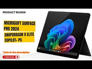 Microsoft Surface Pro 2024 Review | Snapdragon X Elite Copilot+ PC — OLED Power & AI Performance!
