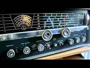 Hallicrafter SX-110 demonstration.