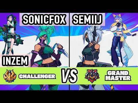 2XKO ▰ SonicFox + INZEM (Akali / Jinx) vs Semiij (Akali / Ahri) ▰ High Level Gameplay
