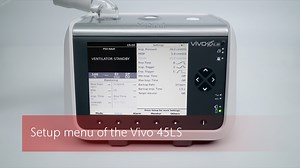 Vivo 45LS The Setup Menu - Education by Breas