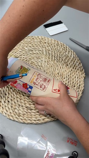 Transform any cup with ease using our UV stickers @ mycraftsource.com 🖤 Create yours here: https://mycraftsource.com/custom-uv-dtf-stickers/ #busydillydallying #whatheduck #betterlatethanugly #mycraftsource #uvdtfstickers #smallbusiness #printshop | My Craft Source