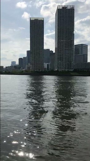 春の隅田川から東京湾3つの橋が重なる美しい景色A Peaceful Spring Walk in Tokyo Bay | Bridges, Boats and Calm Views in Toyosu