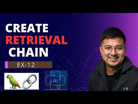 create retrieval chain | LanGchain Tutorial Basic To Advance ex-12