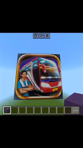Indonesian bus, Fruit ninja, Wrestling, & Worms zone Pixelart in Minecraft! 🎮🔥 #minecraft #shorts