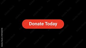 Donate today Button click Animation with Transparent Background