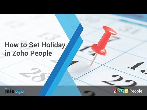 How to Set Holiday in Zoho People