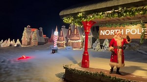 Ho, ho, ho! We're on the Heber Valley Railroad North Pole Express train. The new design is spectacular this year!! | Heber Valley