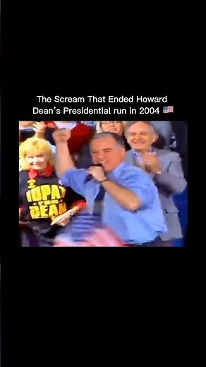 The Scream That Ended Howard Dean’s Presidential Campaign in 2004 🗣️🇺🇸