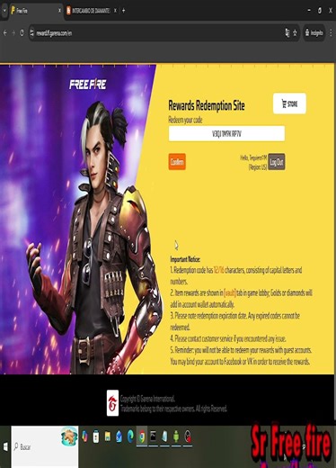 CODIGOS DE FREE FIRE 2026 DE HOY 11 de Abril 2026