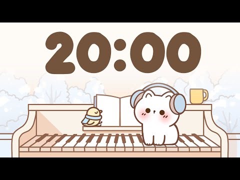 20 Minute Timer 🐱 Study Timer for Classroom Focus