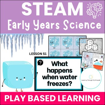 States of Matter Science Activity | Mystery Ice STEM for Preschool | Sensory Bin