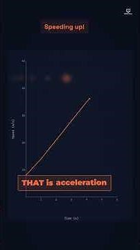 What is Acceleration? Simple Physics Explanation #physics