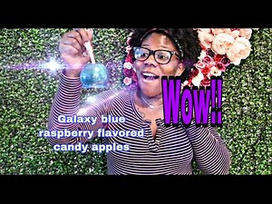 HOW TO MAKE GALAXY CANDY APPLES ~BLUE RASPBERRY FLAVORED~