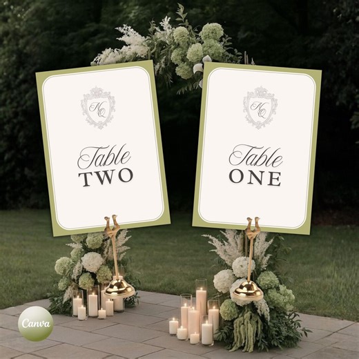 Modern Wedding Table Numbers 1–30, Editable Cards, Plum Olive Center Piece Decor, Printable - Etsy