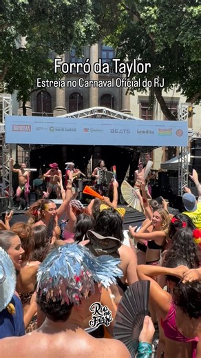Excursões Festivais de Forró | Forrós no Rio de Janeiro on Instagram: "Eles são irreverência pura, trazem uma cara toda diferente ao forró, atraem uma legião de fãs fiel e muito diversa HOJE ocuparam um lugar na programação oficial de blocos da Cidade Maravilhosa. 🎙️Forró da Taylor + Gabriel Serrano 📍Largo de São Francisco de Paula 🗓️ 14/02/2025 - 11:30h 🎥 @rionoforro"