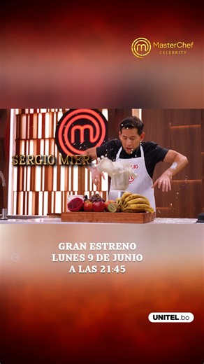 MasterChef Celebrity se estrena este lunes 9 de junio por UNITEL. 12 celebridades van en busca de convertirse en el mejor cocinero, en el programa gastronómico más famoso del mundo, que arranca a las 21:45. | UNITEL