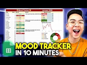How to Make a MOOD TRACKER in Google Sheets! (with Charts) *TUTORIAL*