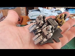 3. Cylon Raider 1/32 Cockpit Parts and Canopy