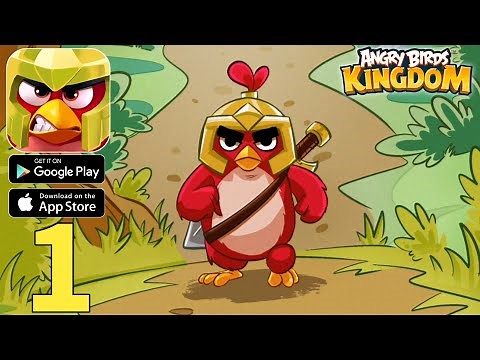 Angry Birds Kingdom Gameplay Walkthrough Part 1 - Red (ios, Android)