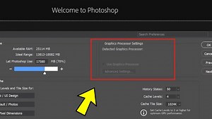 How To Fix Adobe Photoshop Graphics Processor Not Detecting And Graphics Processor Settings Greyed O