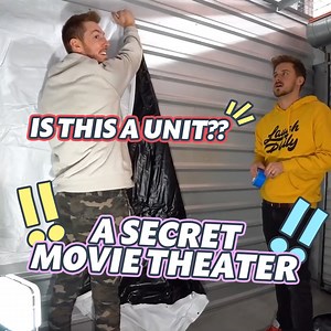 6.5K views · 118 reactions | We Turned Our Storage Unit into a MOVIE THEATER ️ | JStuStudios | Facebook