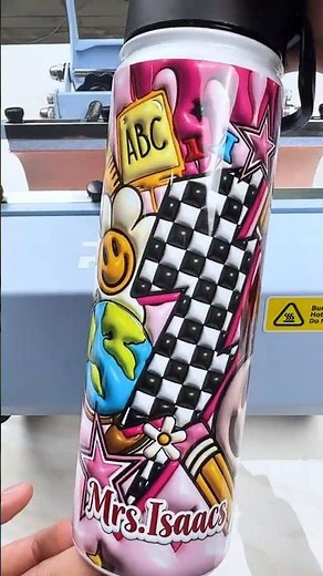 How to Custom Water Bottle with Tumbler Press Machine🔥Perfect Print in Minutes#pydlife #sublimation