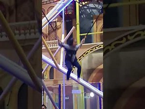 Fun with Bungee trampoline